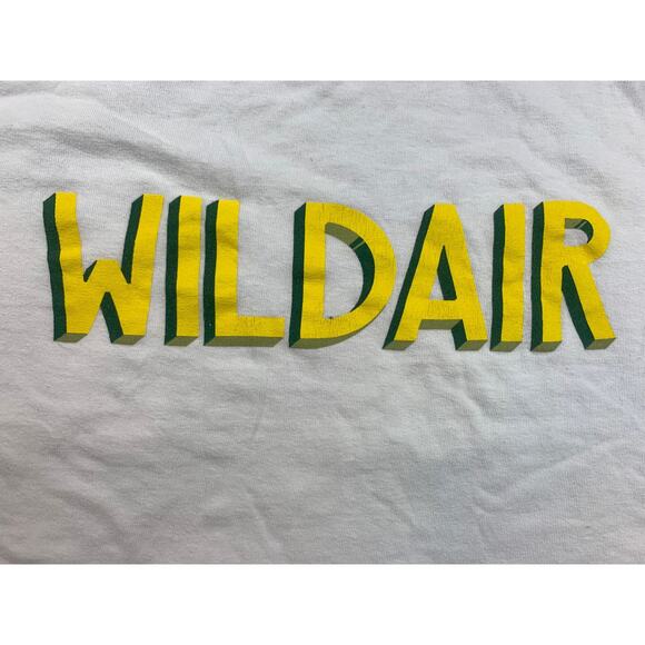 Left Field Woman‎ Medium Sportswear Wild Air Crop Top Shirt White Pocket Tee - Picture 6 of 10